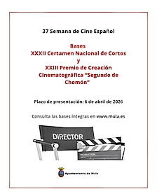 Bases de los bases de los Concursos de la 37 Semana de Cine Español de Mula.
